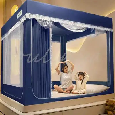 Mosquitera Cuna Anticaída Yurta Mongol Infantil (1.5m/1.8m)