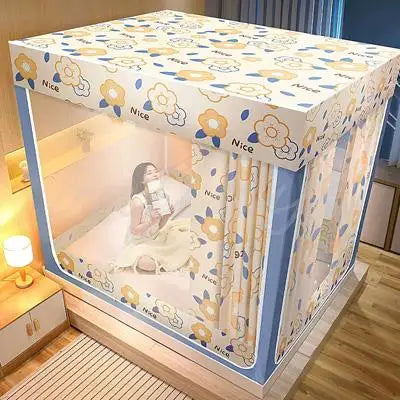 Mosquitera Cuna Anticaída Yurta Mongol Infantil (1.5m/1.8m)