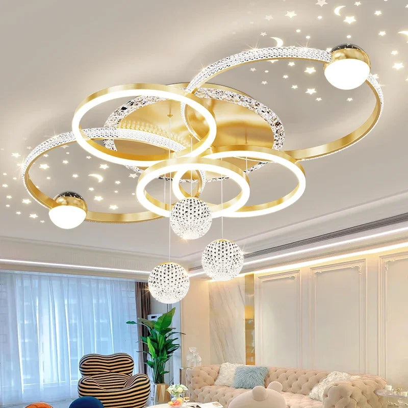 Luz de Techo LED Moderna Lujo - Regulable y Elegante