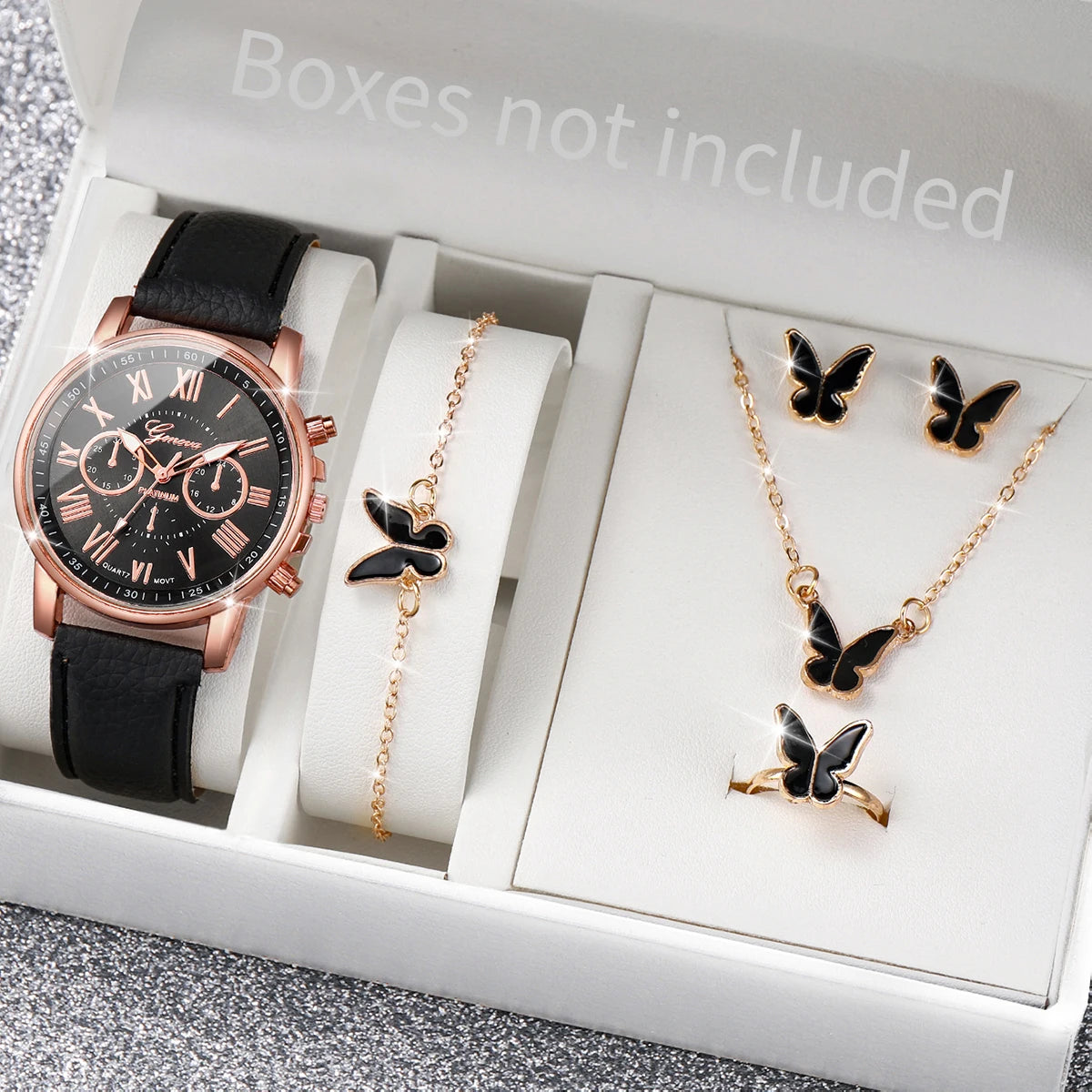 Reloj de Cuarzo Mujer: Pulsera Cuero, Joyería Corazón - Elegancia Diaria - Corporación Turística