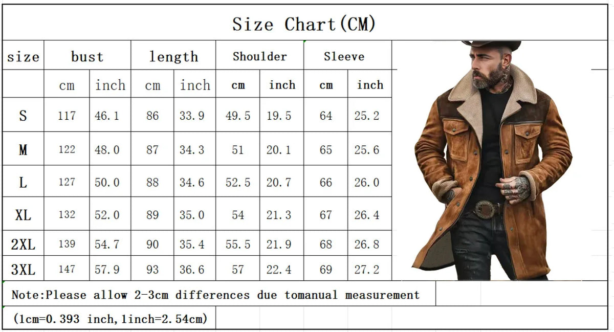Chaqueta Ante Hombre Otoño Invierno 2025 | Abrigo Streetwear Multibolsillo