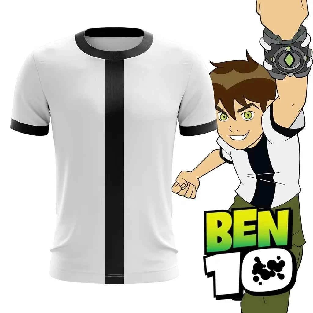 Camiseta Ben 10 Omnitrix 3D Anime 2025: Estilo Harajuku Y2k
