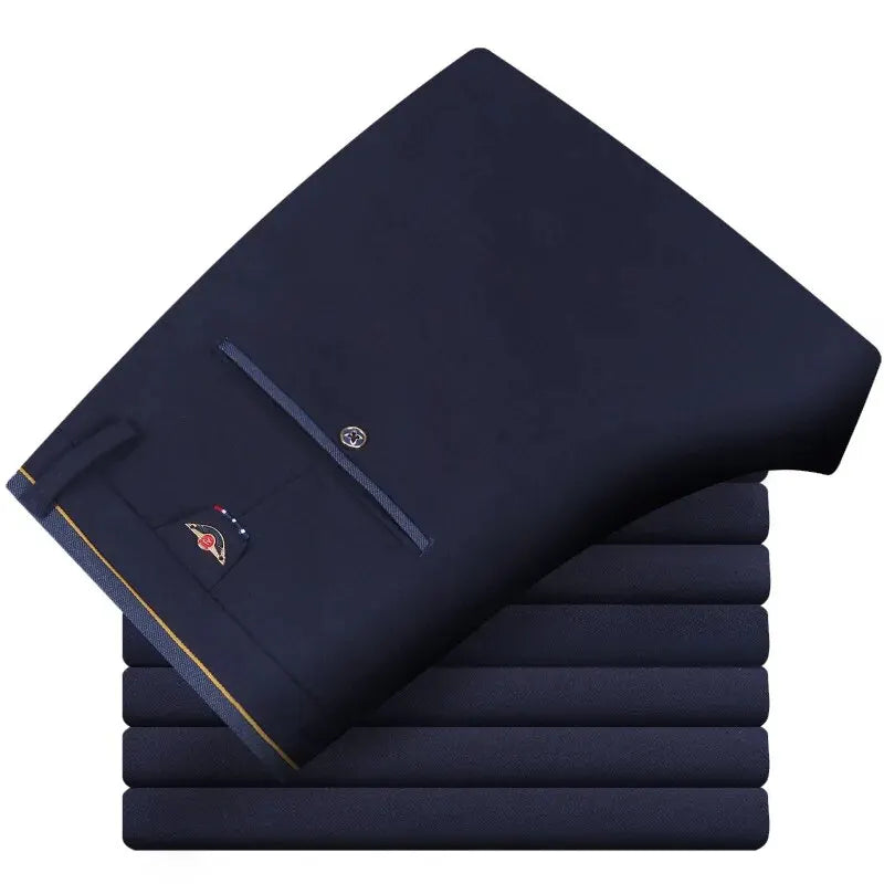 Pantalones Rectos Elásticos Hombre: Casuales y de Negocios - Corporación Turística