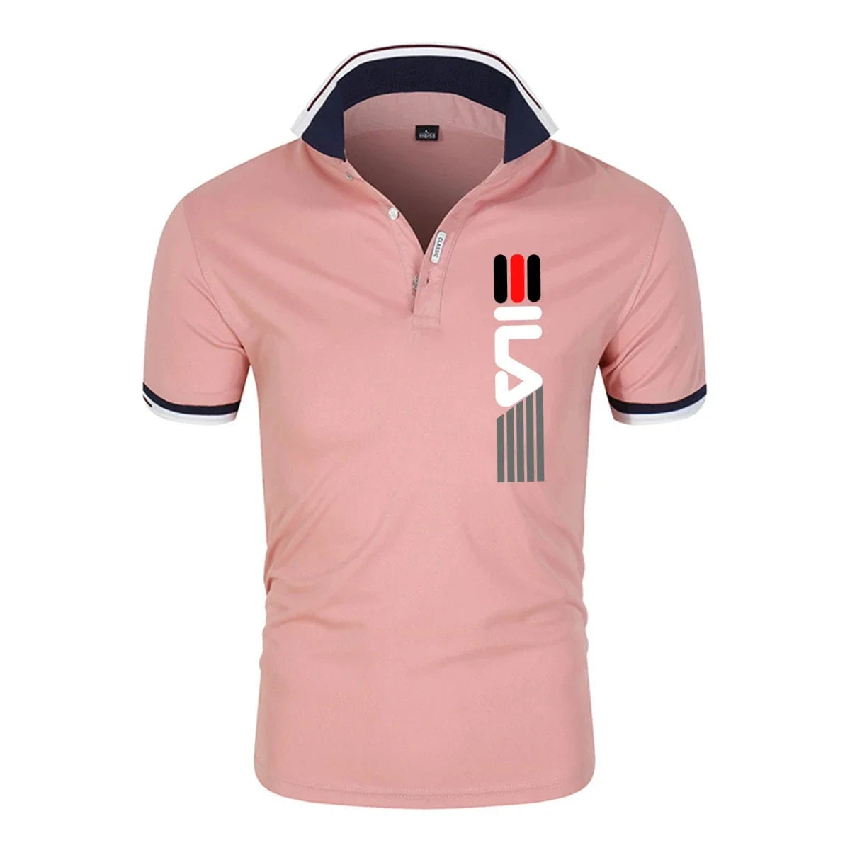 Polo Verano 2025 Hombre: Estampado Negocios Slim Fit Casual - Corporación Turística