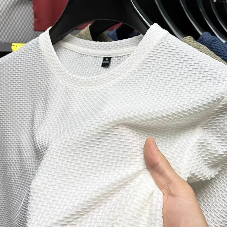 Camiseta Bambú Ice Silk Hombre: Transpirable, Elástica, Verano - Corporación Turística