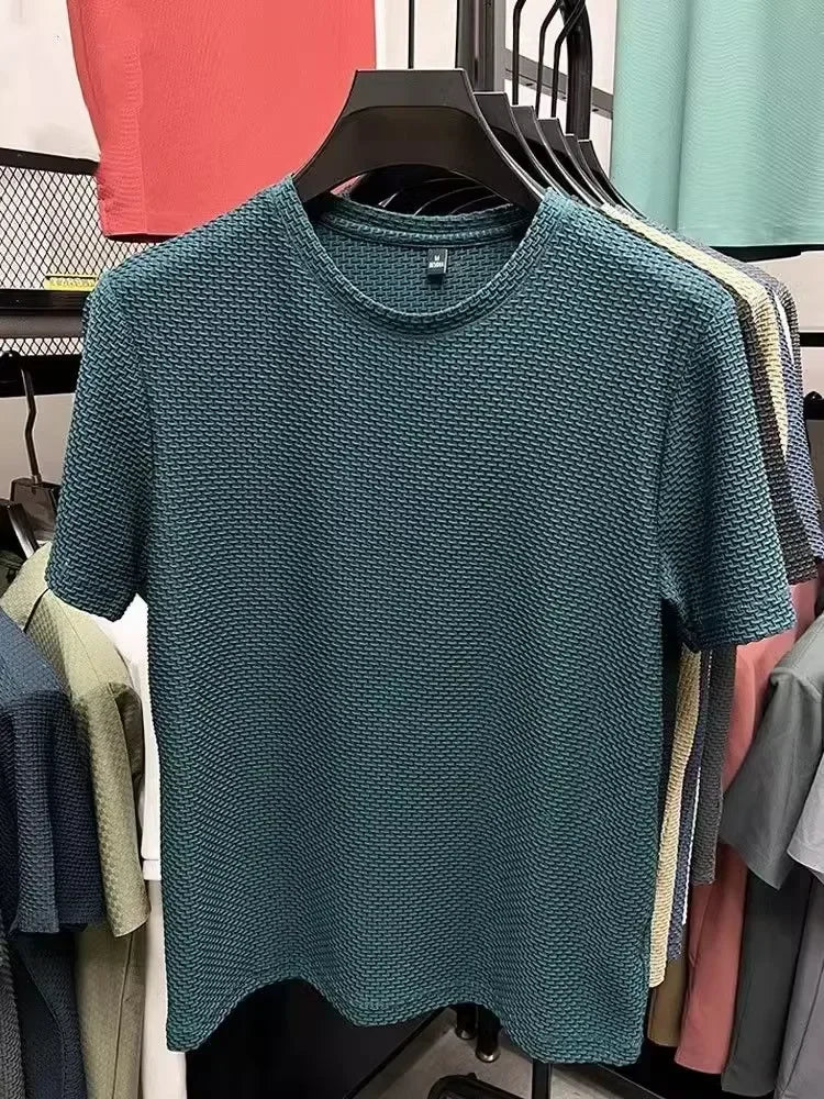 Camiseta Bambú Ice Silk Hombre: Transpirable, Elástica, Verano - Corporación Turística