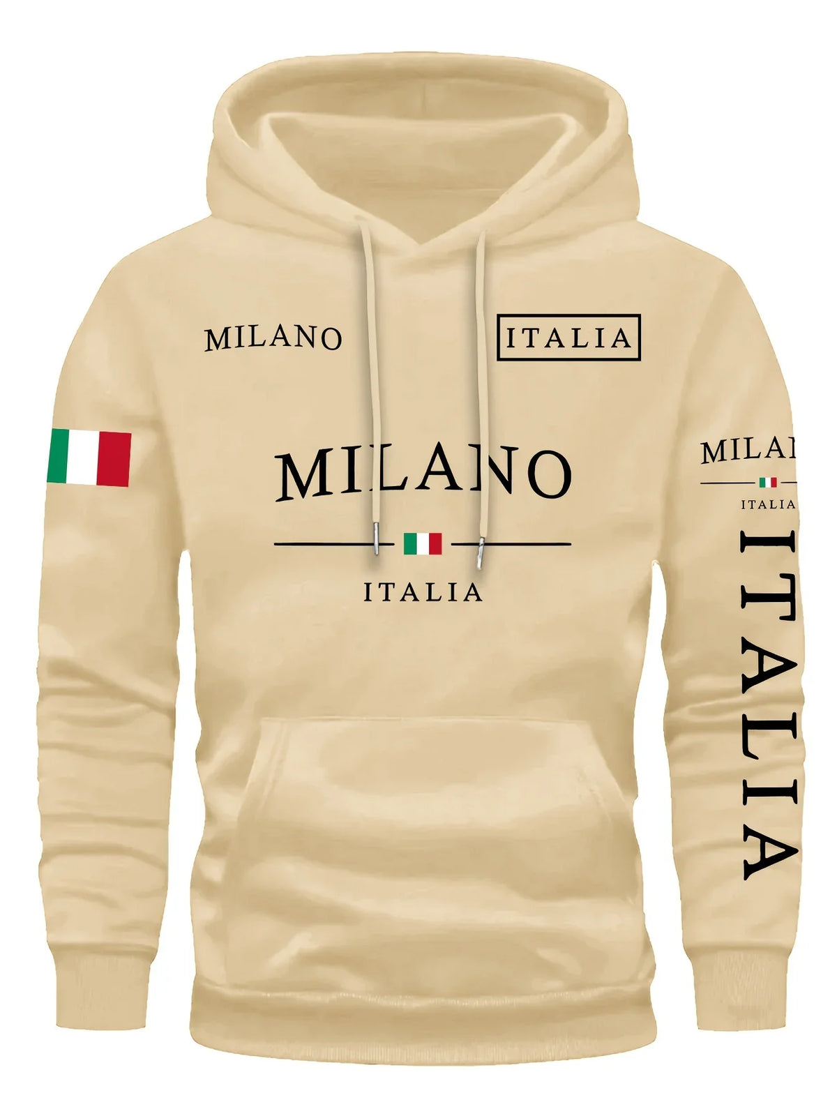 Sudadera Italia Milano: Informal, Deportiva y Tendencia (Unisex) - Corporación Turística