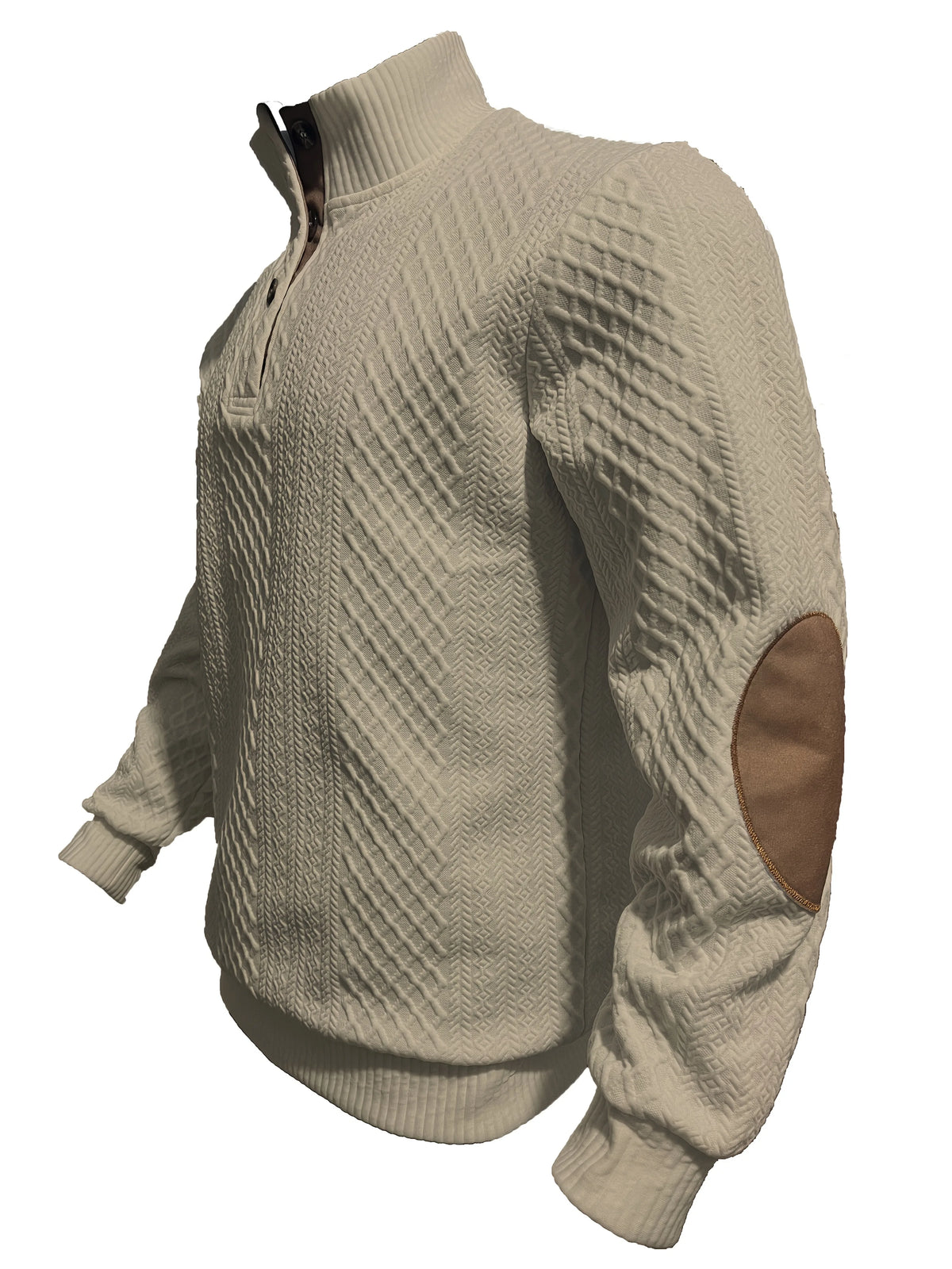 Sudadera Bordada Hombre Otoño/Invierno Casual Cuello Levantado - Corporación Turística