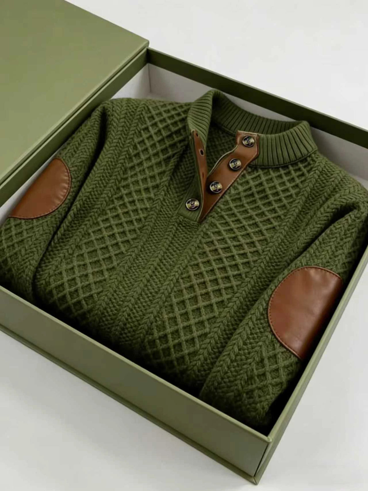 Sudadera Bordada Hombre Otoño/Invierno Casual Cuello Levantado - Corporación Turística