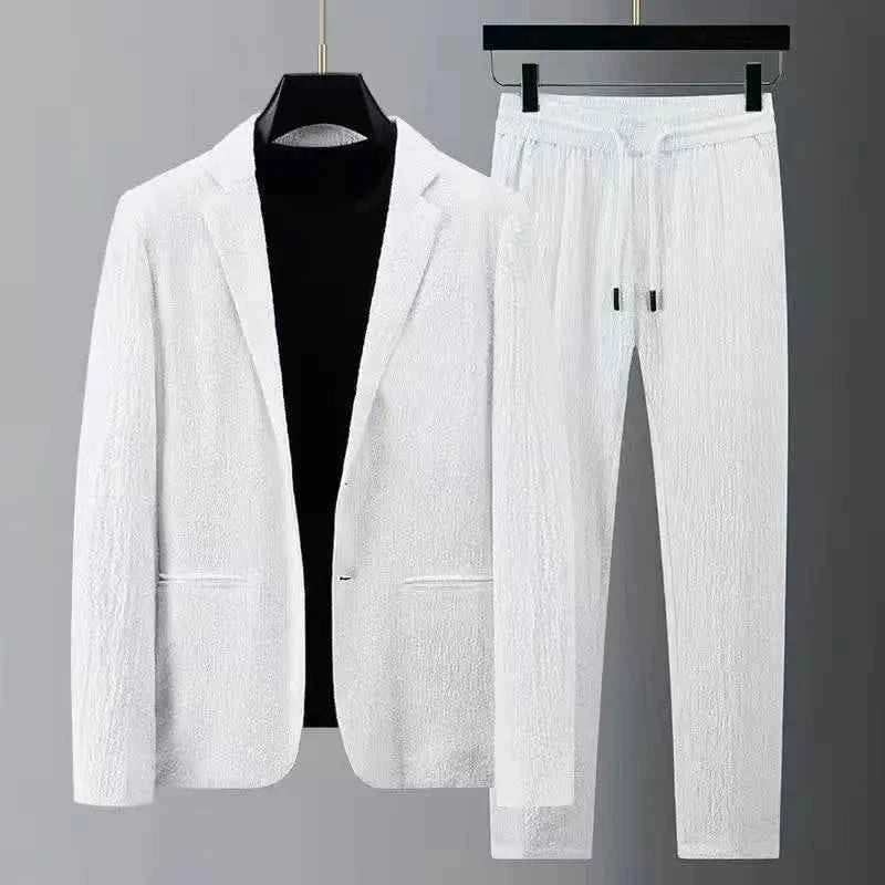 Traje Casual 2 Piezas Hombre 2026: Ligero, Anti-Arrugas
