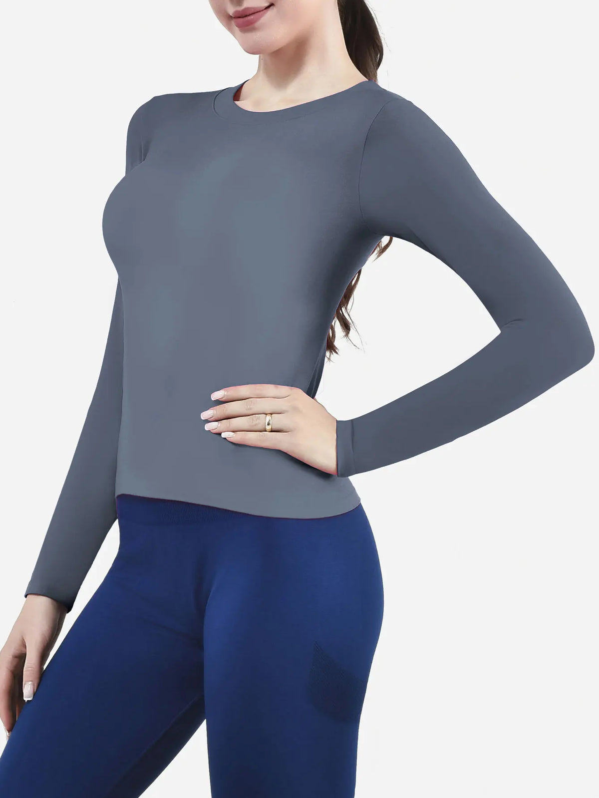 CZGUKE Camiseta Deportiva Manga Larga Mujer Transpirable Fitness - Corporación Turística