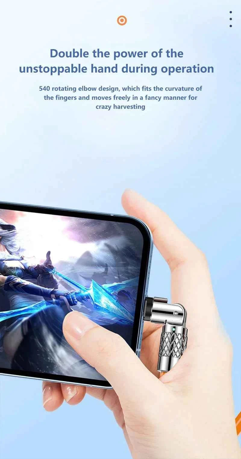 Cable USB C Carga Rápida 120W 7A Rotación 180° para Juegos Xiaomi