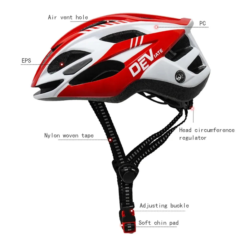 Casco DEV MTB Ultraligero (L 58-61cm) para Ciclismo de Montaña y Carretera - Corporación Turística