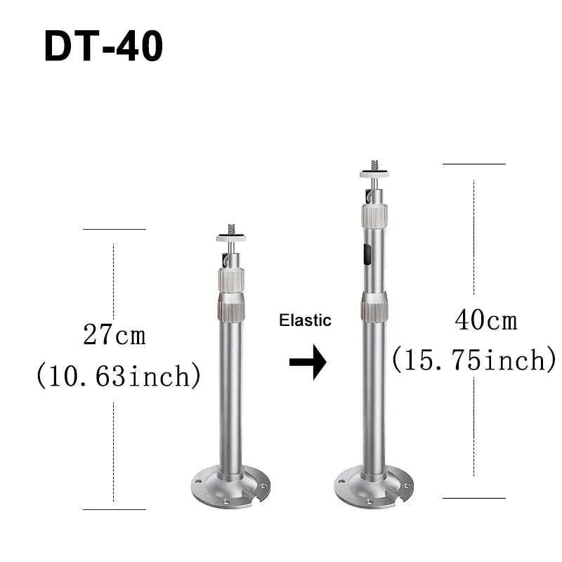 Trípode Metálico Proyector 20/40/60cm - Soporte Universal 1/4" DITONG