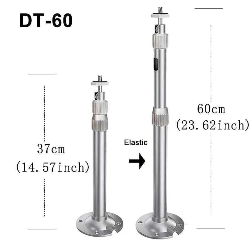 Trípode Metálico Proyector 20/40/60cm - Soporte Universal 1/4" DITONG