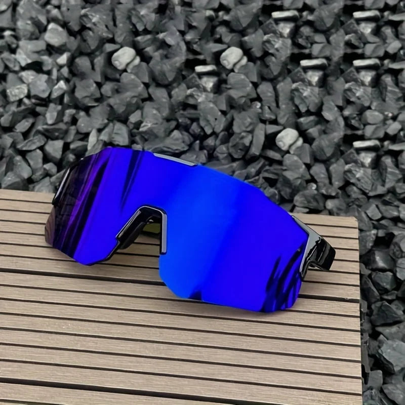 Gafas de Sol Hombre DIXSG Lente Amarilla/Naranja - Estilo Grande y Deportivo - Corporación Turística