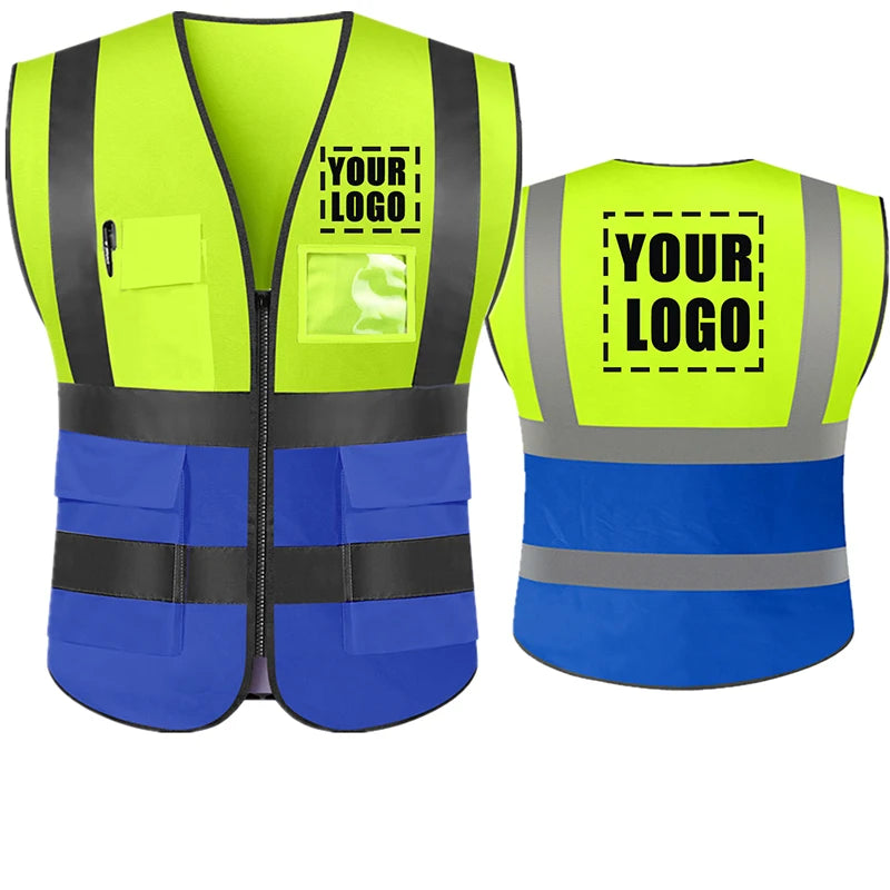 Chaleco Seguridad Personalizado | DOBYYUNZHEN Alta Visibilidad