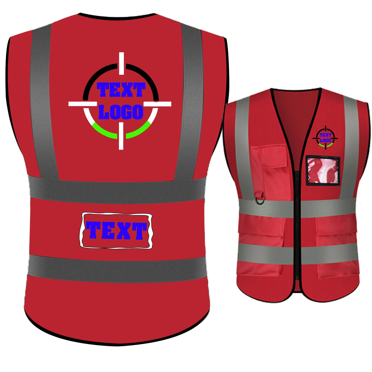 Chaleco Seguridad Personalizado | DOBYYUNZHEN Alta Visibilidad
