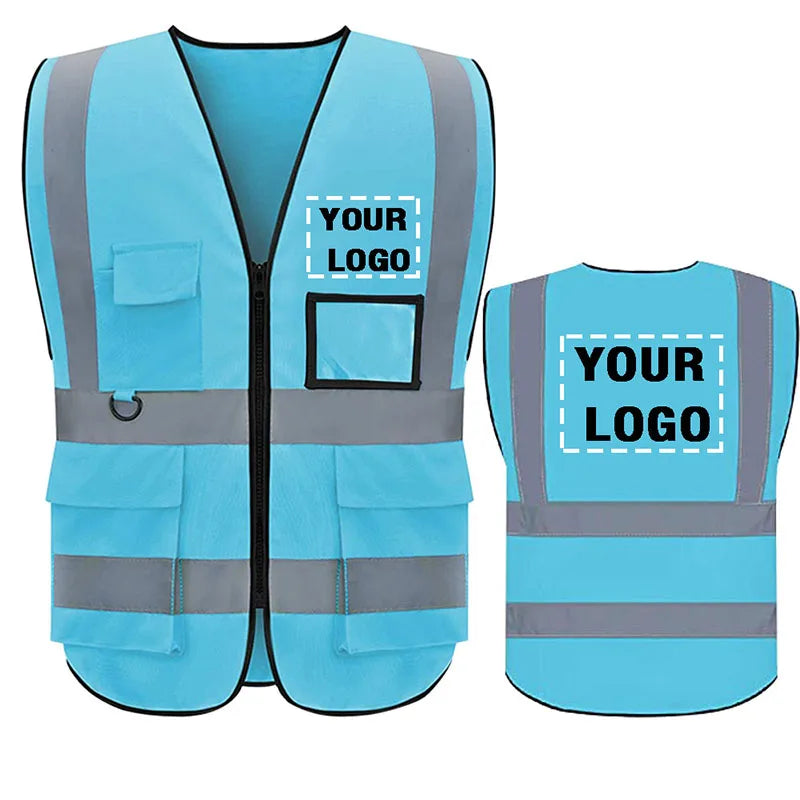 Chaleco Seguridad Personalizado | DOBYYUNZHEN Alta Visibilidad