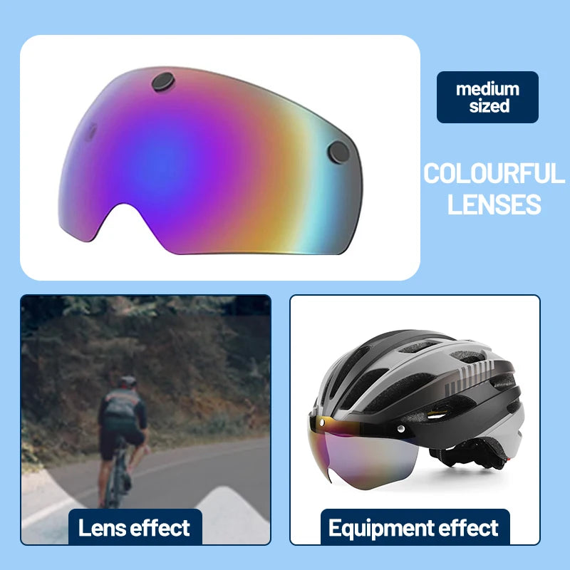Casco Eastinea con Gafas Magnéticas: Ciclismo MTB/Carretera Seguridad - Corporación Turística