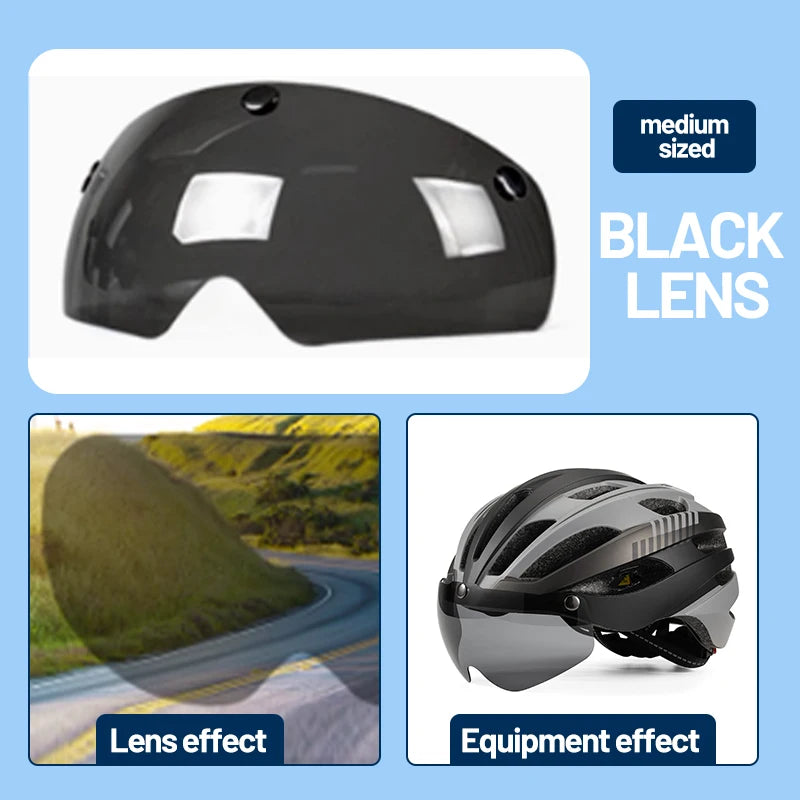 Casco Eastinea con Gafas Magnéticas: Ciclismo MTB/Carretera Seguridad - Corporación Turística