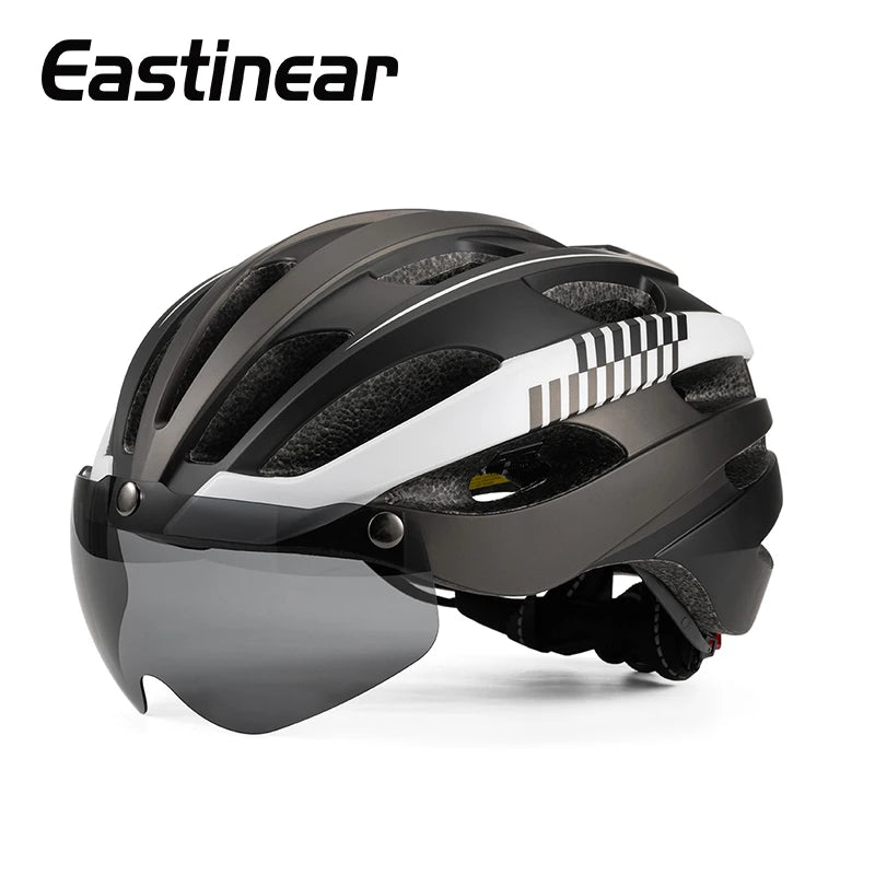 Casco Eastinear con Gafas Magnéticas: Seguridad y Estilo Ciclismo - Corporación Turística