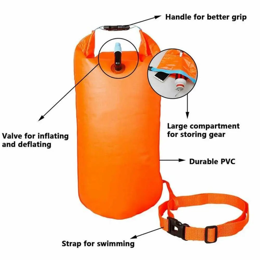 Boya Natación Inflable Eelhoe - Seguridad y Almacenamiento Ligero - Corporación Turística