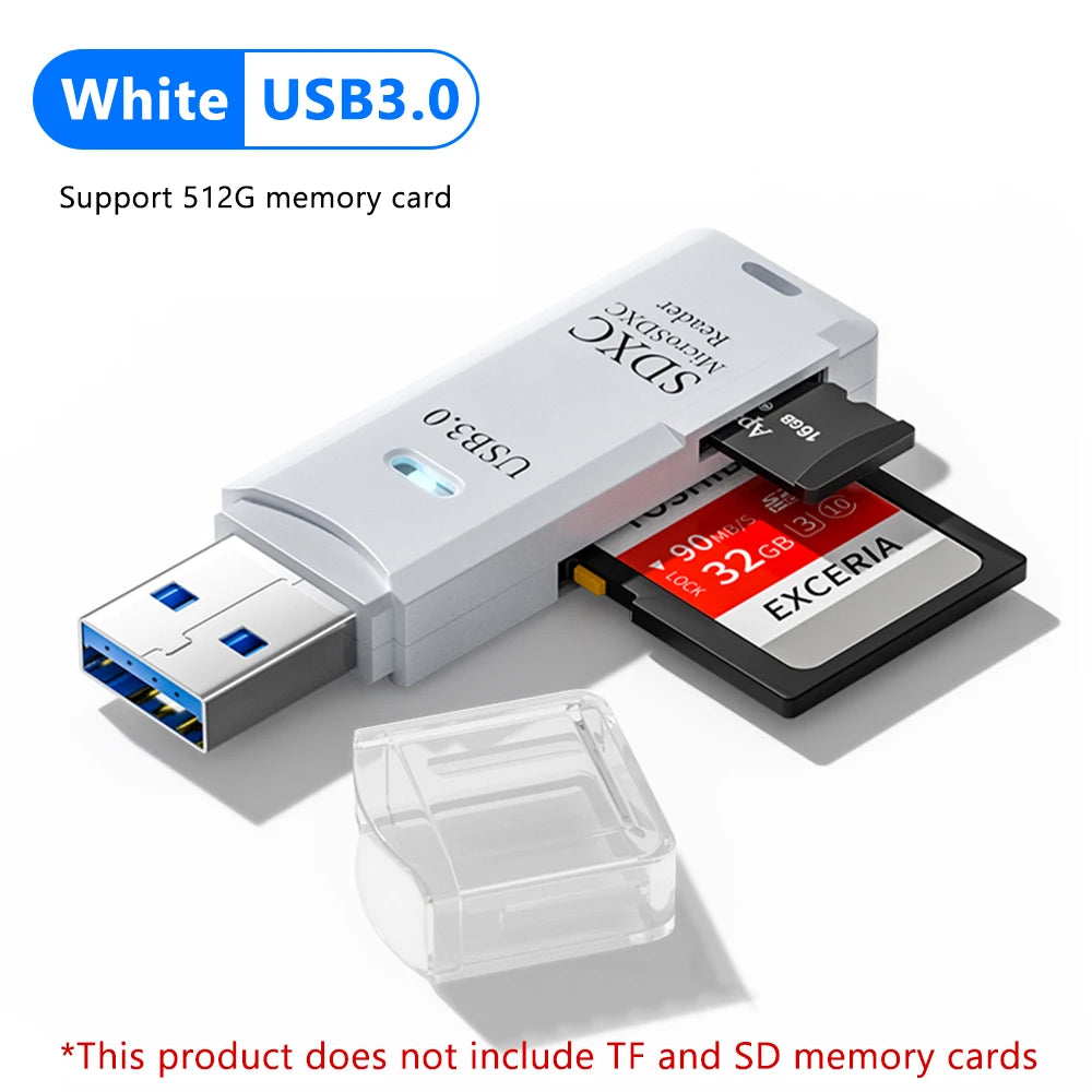 Lector Tarjetas USB 3.0 Elough 2 en 1 Micro SD TF – Alta Velocidad