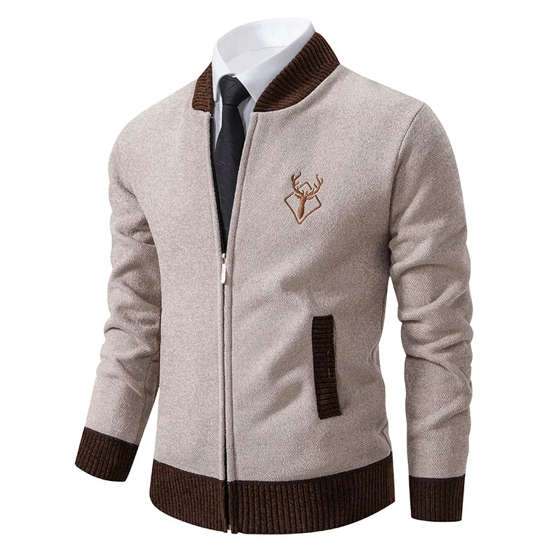 Chaqueta Chenilla Hombre ENWEIGE: Cárdigan Punto Cálido Invierno
