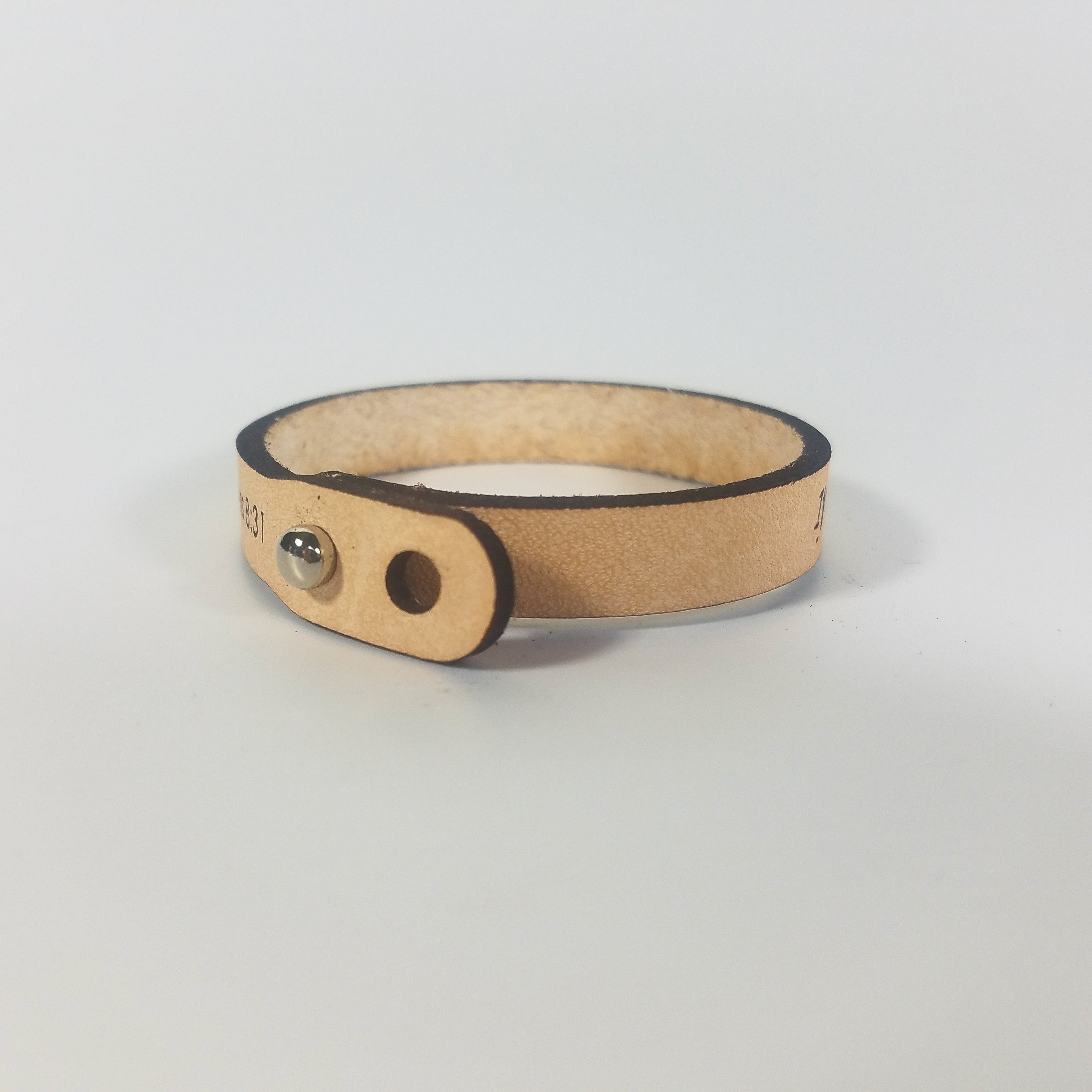 Spiritual Quote Bracelets - She is clothed with strength and dignity