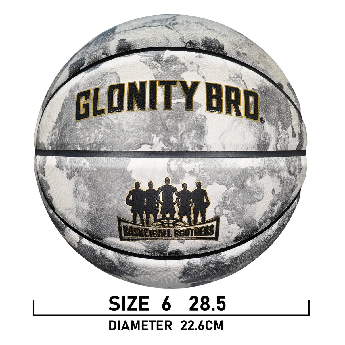 Balón Baloncesto Luminoso Oficial 7 | Glonity Bro | Duradero Verde - Corporación Turística