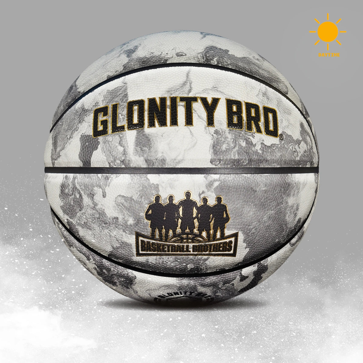 Balón Baloncesto Luminoso Oficial PU Verde Duradero Talla 7 - Corporación Turística