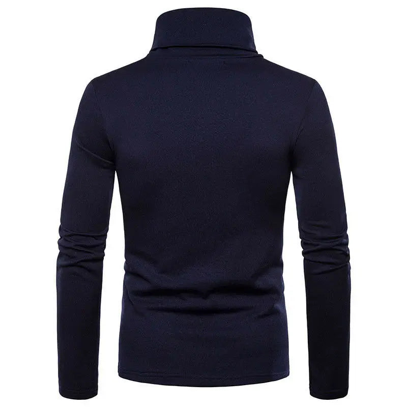 Suéter Cuello Alto Hombre Casual Térmico Manga Larga Ajustado Goocheer - Corporación Turística