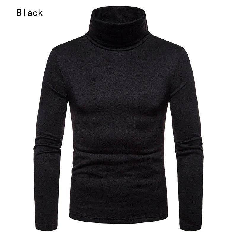 Suéter Cuello Alto Hombre Casual Térmico Manga Larga Ajustado Goocheer - Corporación Turística