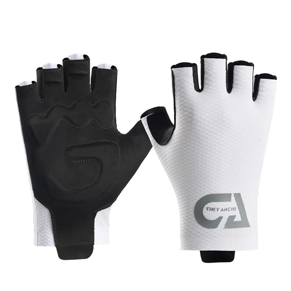 Guantes Ciclismo GTUBIKE Medio Dedo Antichoque Verano Transpirables - Corporación Turística