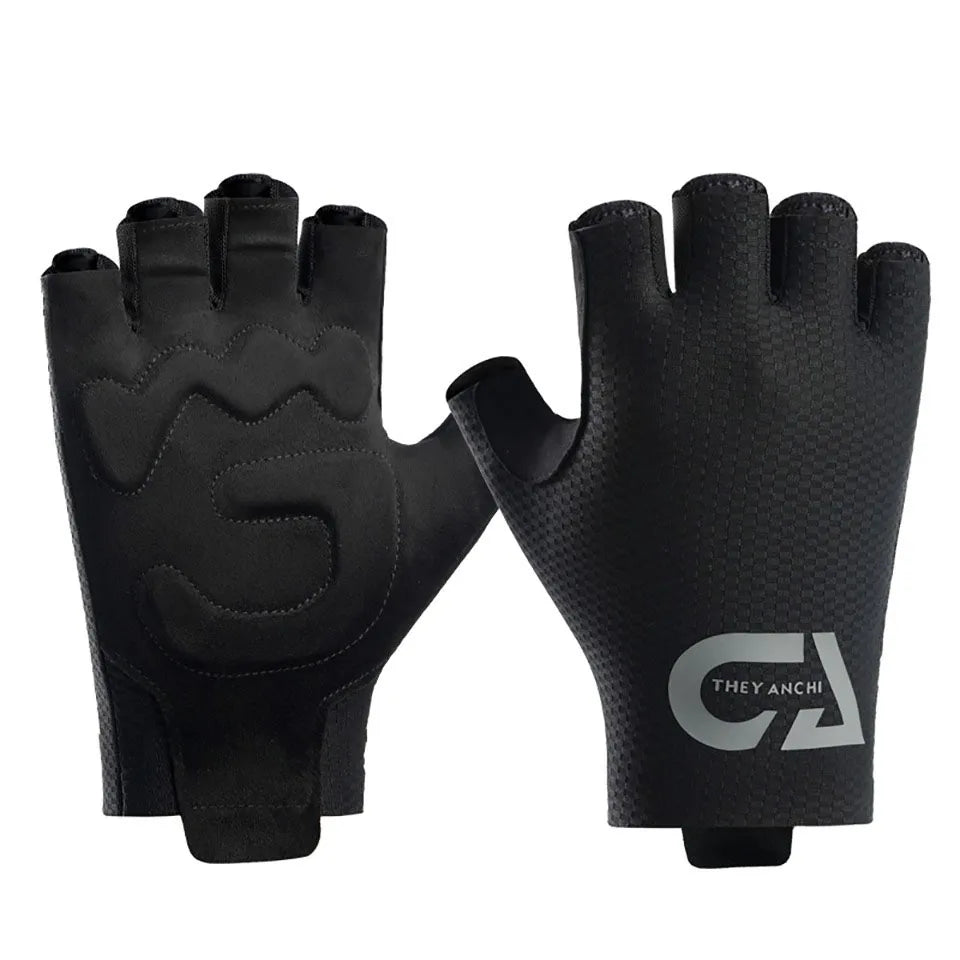 Guantes Ciclismo GTUBIKE Medio Dedo Antichoque Verano Transpirables - Corporación Turística