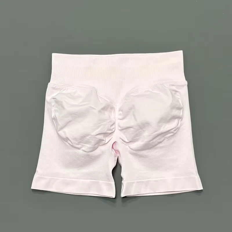 Shorts Deportivos HISTELLO 4.5" Mujer Push-Up - Leggings Yoga Sin Costuras - Corporación Turística