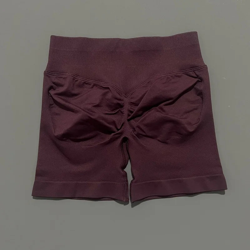 Shorts Deportivos HISTELLO 4.5" Mujer Push-Up - Leggings Yoga Sin Costuras - Corporación Turística