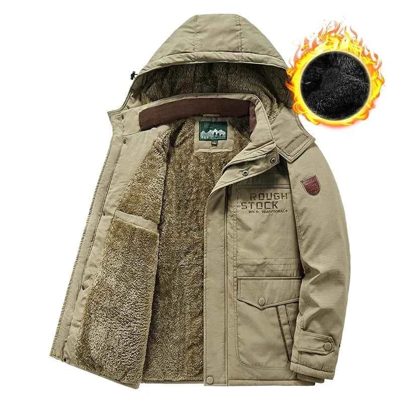 Chaqueta Invierno Hombre Polar Hndtaz Térmica Antiviento