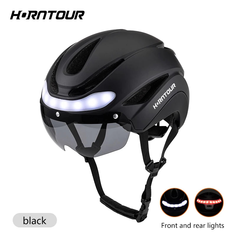 Casco Horntour LED Ciclismo: Seguridad Profesional con Señaleros - Corporación Turística