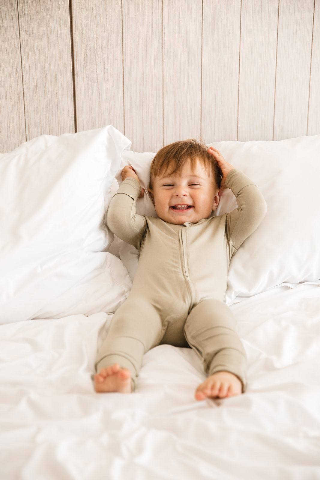 LUXE Romper Bambú sin Pies - DC-Snuggle Shield Suavidad y Confort