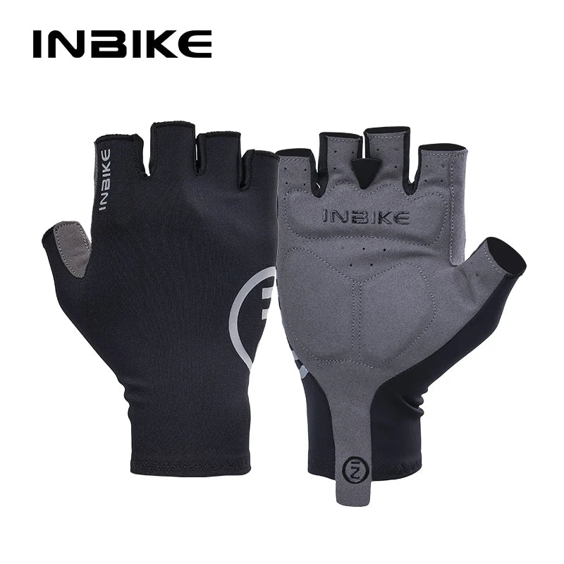 Guantes Ciclismo INBIKE Verano Gel Medio Dedo Hombre - Corporación Turística