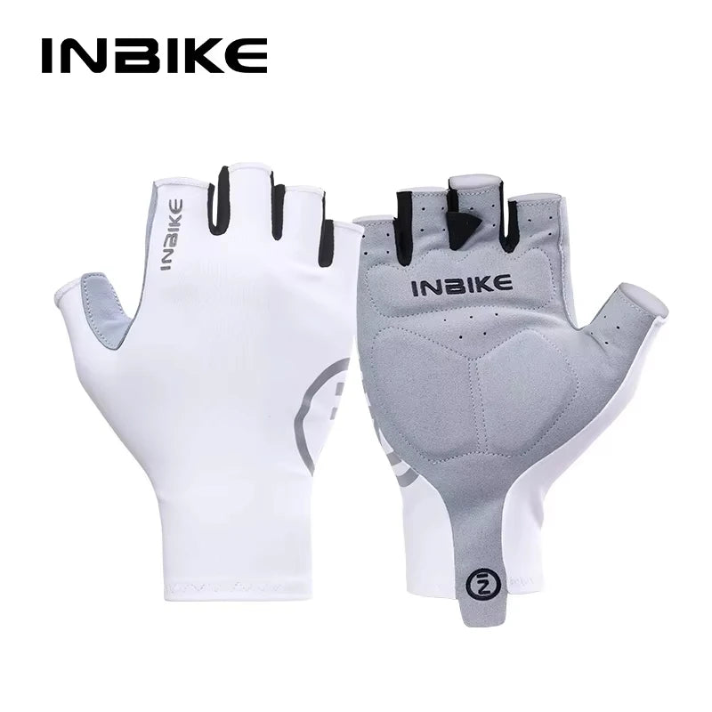 Guantes Ciclismo INBIKE Verano Gel Medio Dedo Hombre Transpirables - Corporación Turística