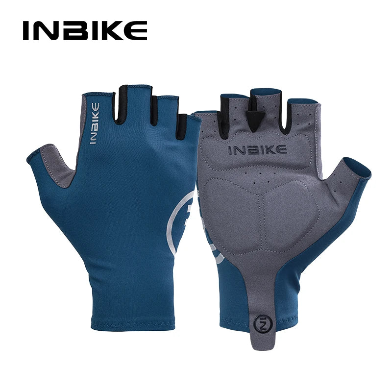 Guantes Ciclismo INBIKE Verano Gel Medio Dedo Hombre Transpirables - Corporación Turística