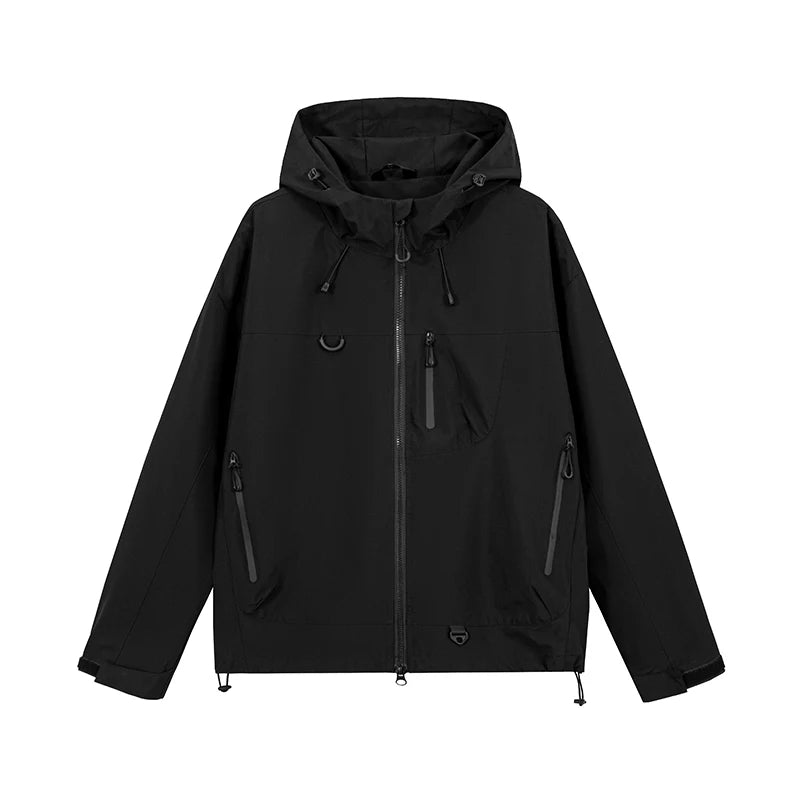 Chaqueta Senderismo Unisex Ippolich: Cortavientos Impermeable con Capucha - Corporación Turística