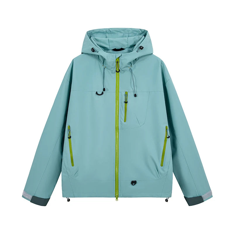 Chaqueta Senderismo Unisex Ippolich: Cortavientos Impermeable con Capucha - Corporación Turística