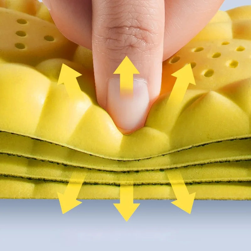 Plantillas Memory Foam Ortopédicas para Pies - Transpirables y Cómodas (4 Piezas)