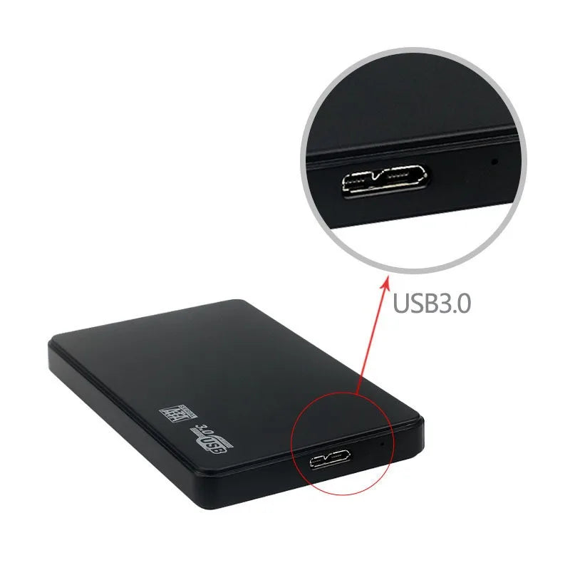 Caja Disco Duro USB 3.0 2.5" SATA SSD 5Gbps Kebidu - Alta Velocidad