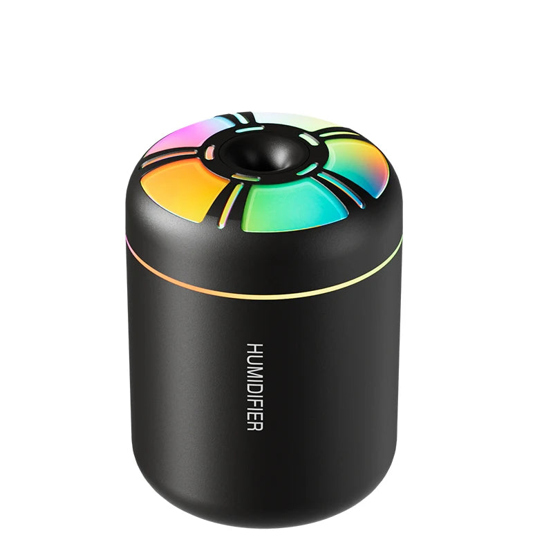Humidificador 180ml Kebidumei: Potente Difusor Aromaterapia LED Hogar