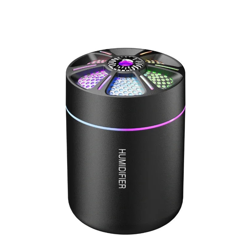 Humidificador 180ml Kebidumei: Potente Difusor Aromaterapia LED Hogar